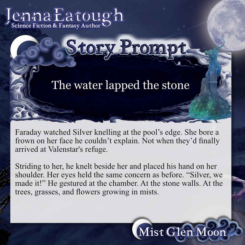 At the Water's Edge, Author Jenna Eatough Flash Fiction from Writing Prompt "The water lapped the stone" 2025-12-10