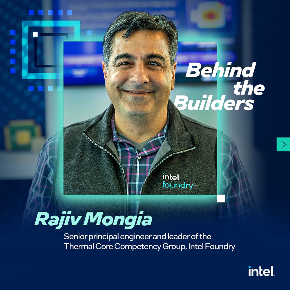 a portrait of Rajiv Mongia, senior principal engineer at Intel Foundry