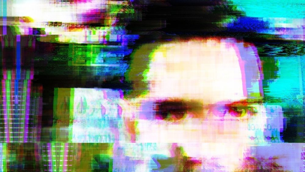 Glitched photo.