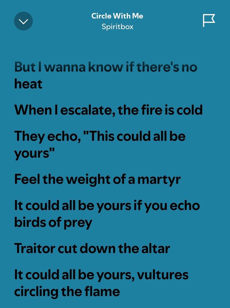 Lyrics to Circle With Me by Spiritbox. 