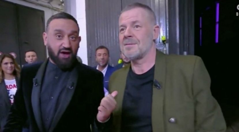 Cette sombre merde de Cyrille Hanouna et ce raciste taré d'Eric Naulleau côte à côte.