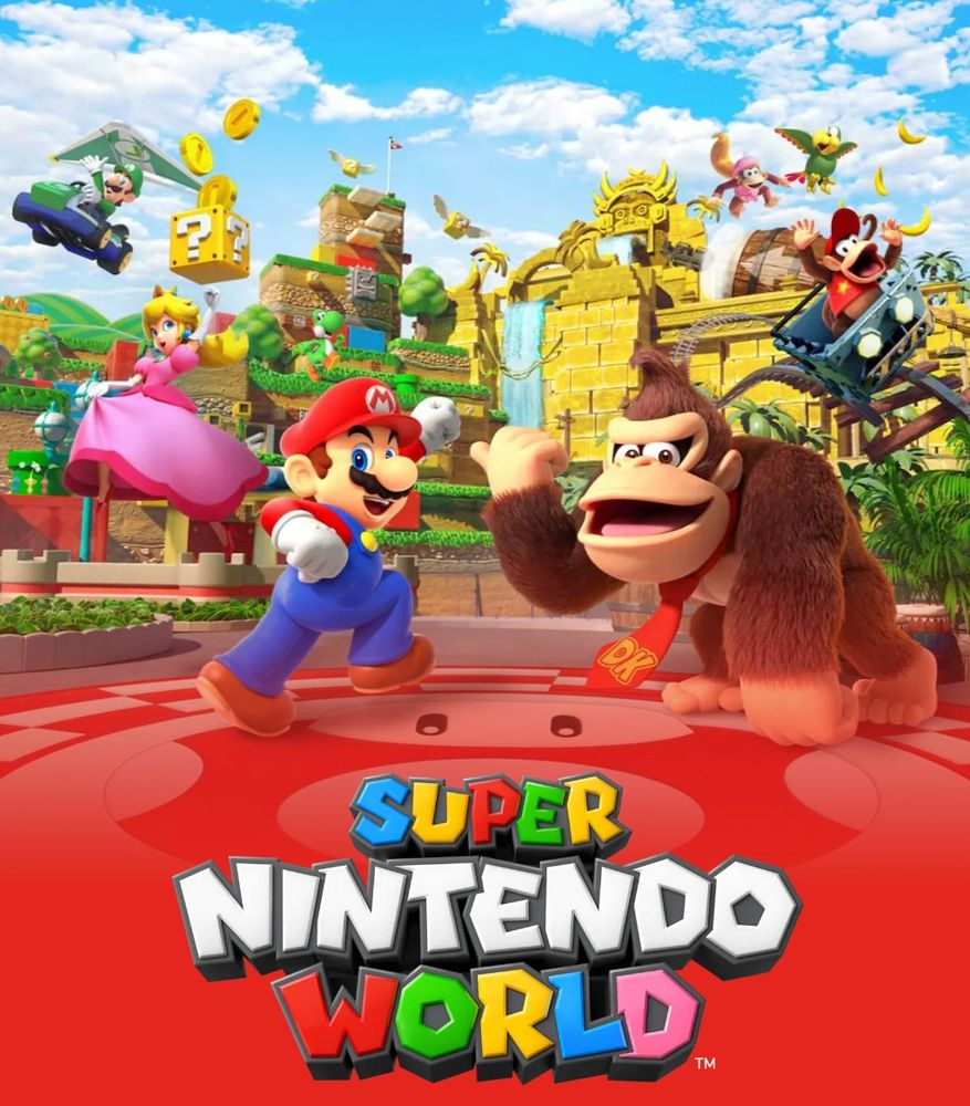 Super Nintendo World featuring theme parks from the Super Mario and Donkey Kong Country video game series opens in Orlando