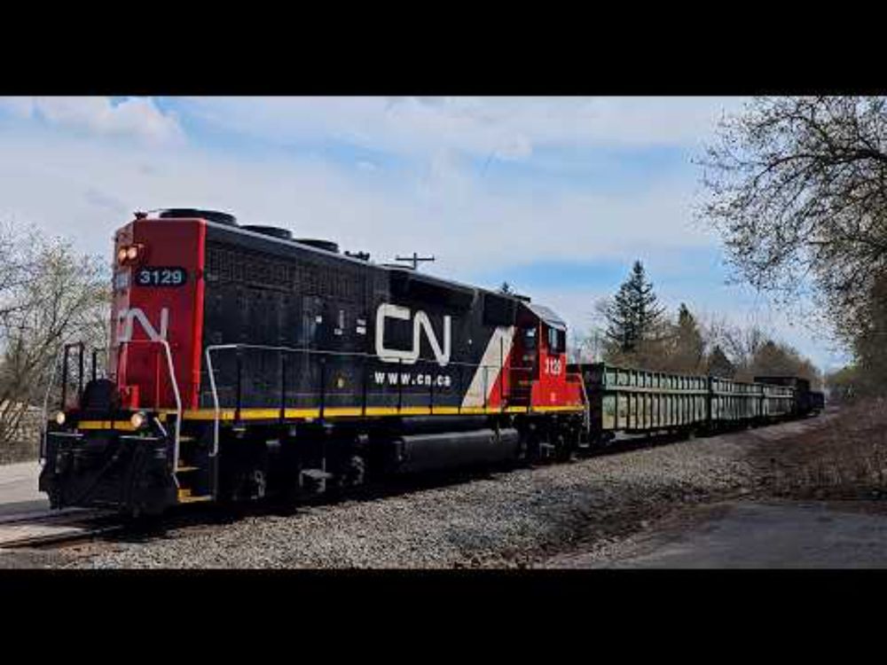 Train Action Along The Canadian National Neenah Subdivision!!!