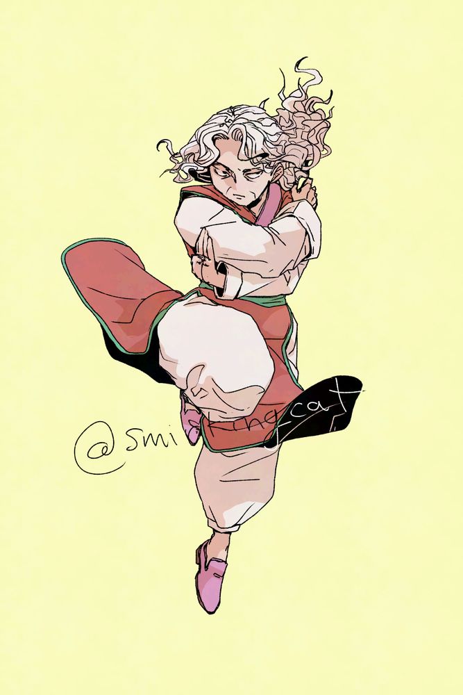 Fan art of Genkai from Yu Yu Hakusho.