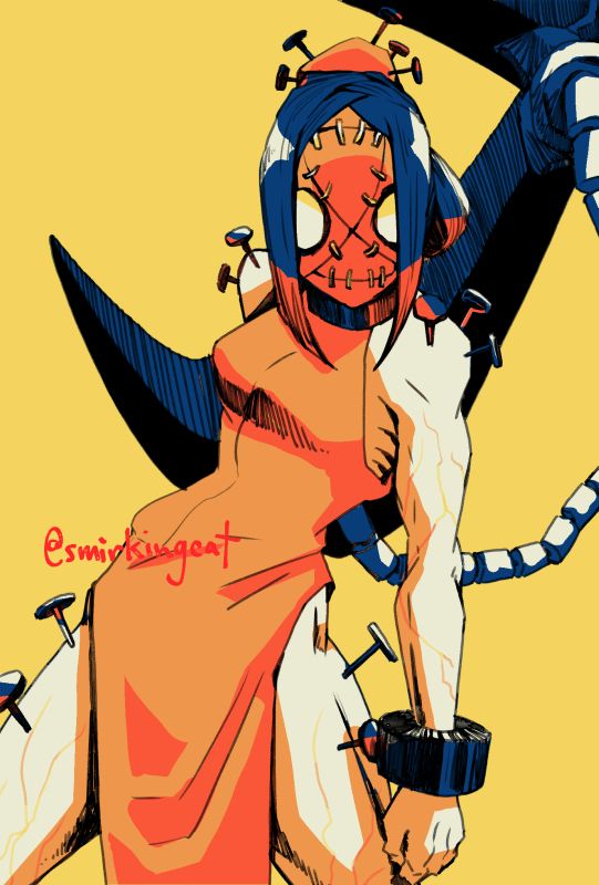 Fan art of Painwheel from Skullgirls
