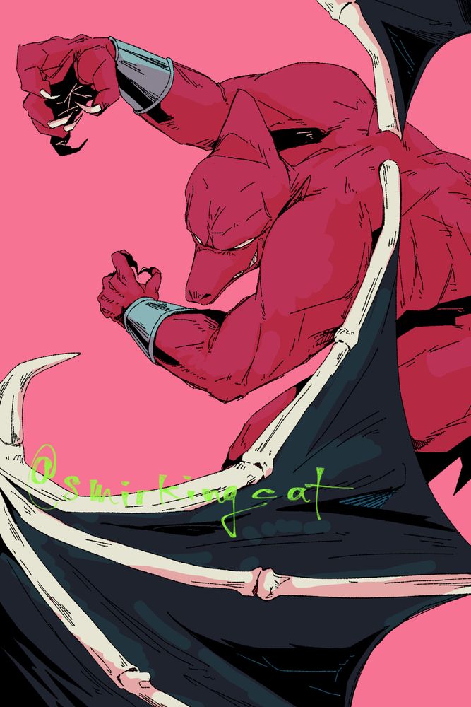 Fan art of Firebrand from Marvel vs Capcom: Infinite. 