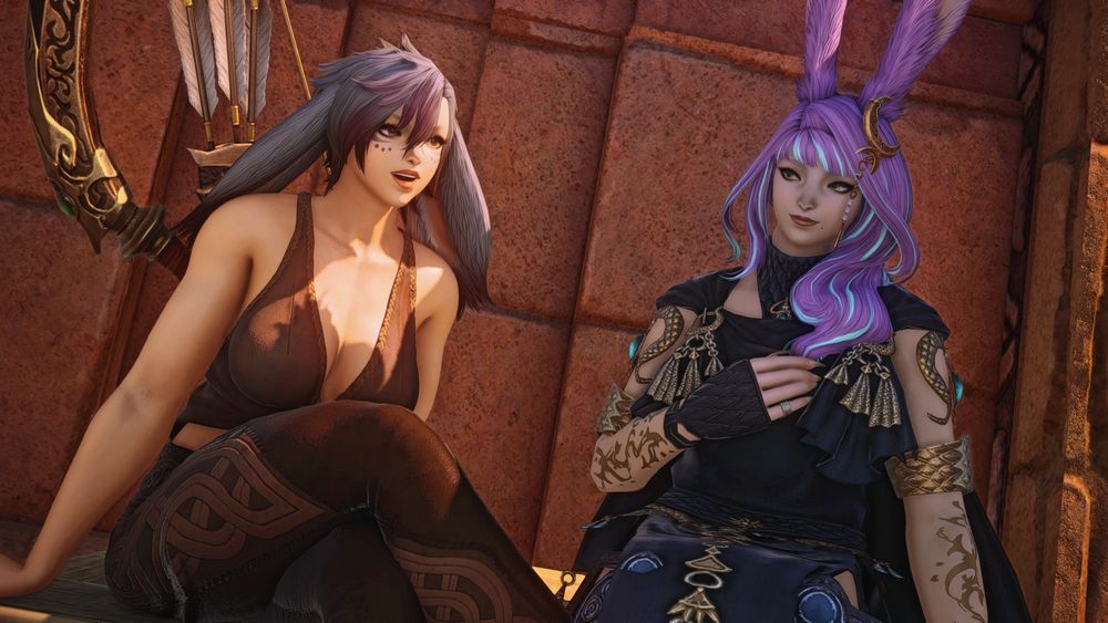 Petra and Apyaahi deep in conversation atop the rooftops of Tuliyollal.

They will smooch afterwards