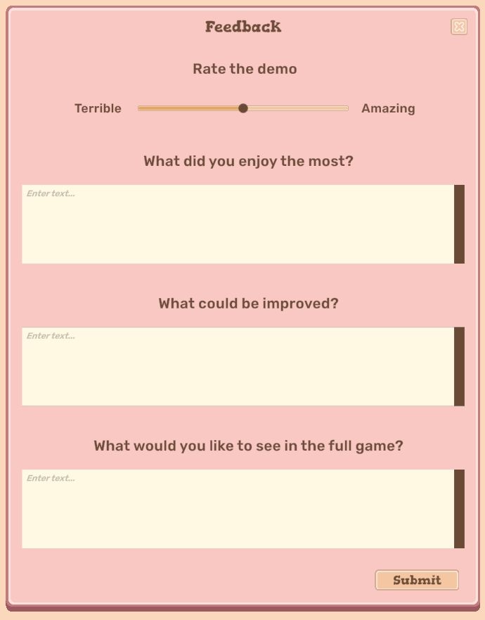 Feedback form