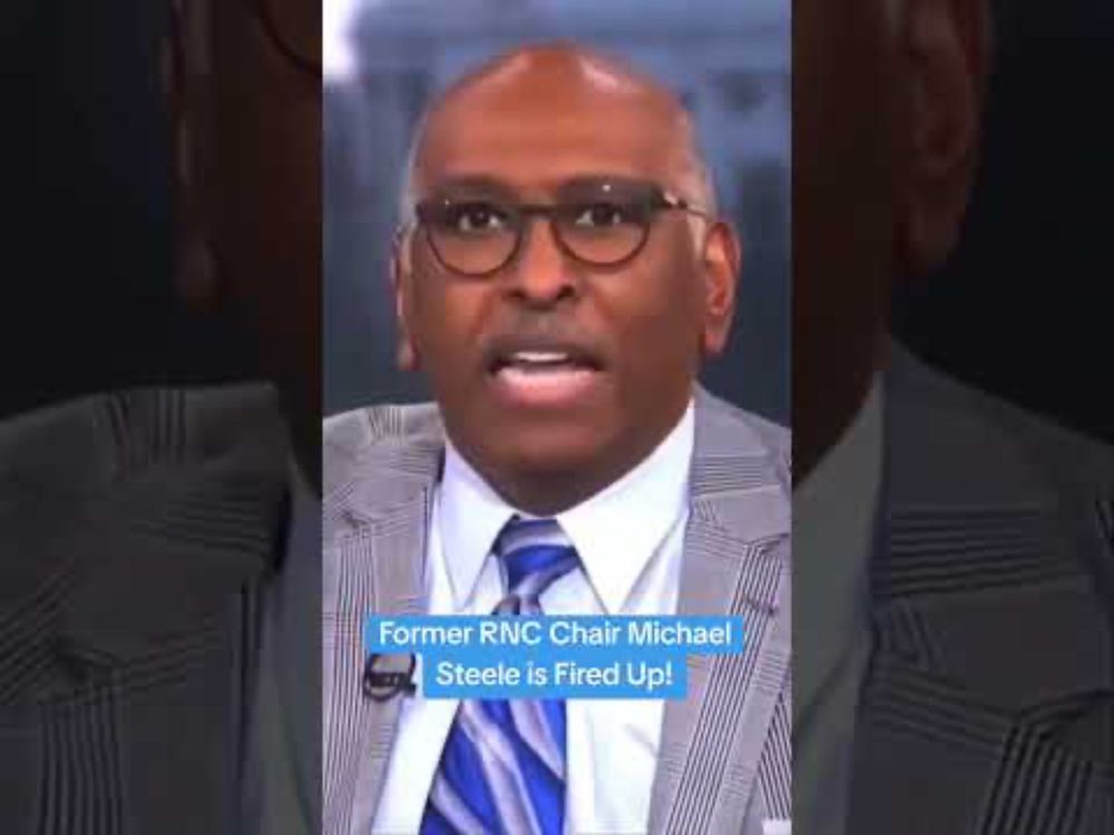 Michael Steele is all fired up on MSNBC #ytshorts #shorts #videos #politics