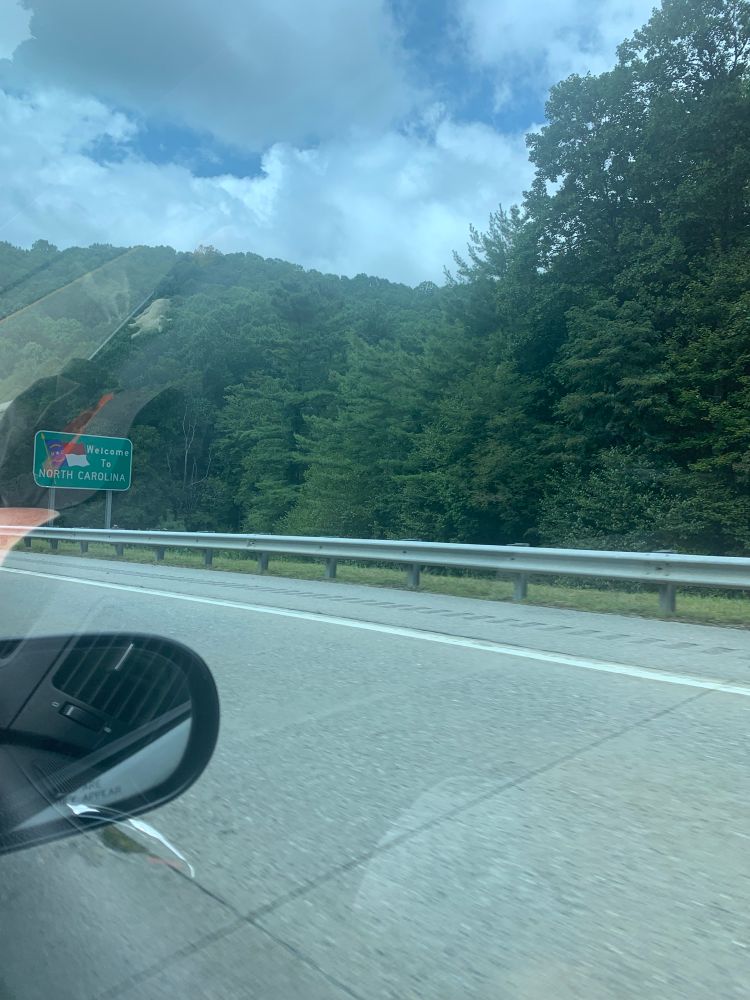 Welcome sign: North Carolina