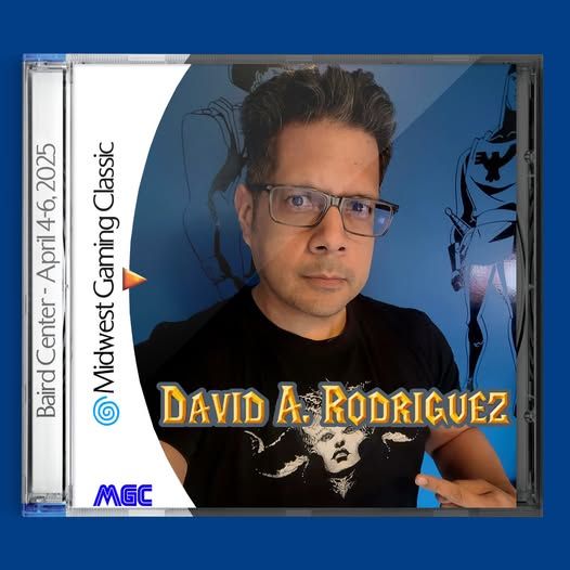 My headshot photoshopped onto a Dreamcast game case for the Midwest Gaming Class on Apri 4-6.