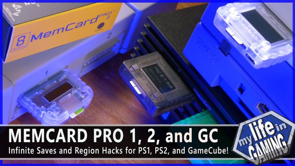 MemCard Pro 1, 2 and GC - Infinite Saves & Region Hacks for PS1, 2 and GameCube / MY LIFE IN GAMING