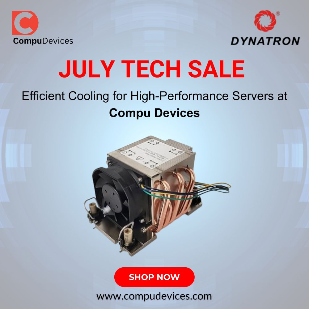 S5R1 Dynatron 2U Active Fan With Heatsink