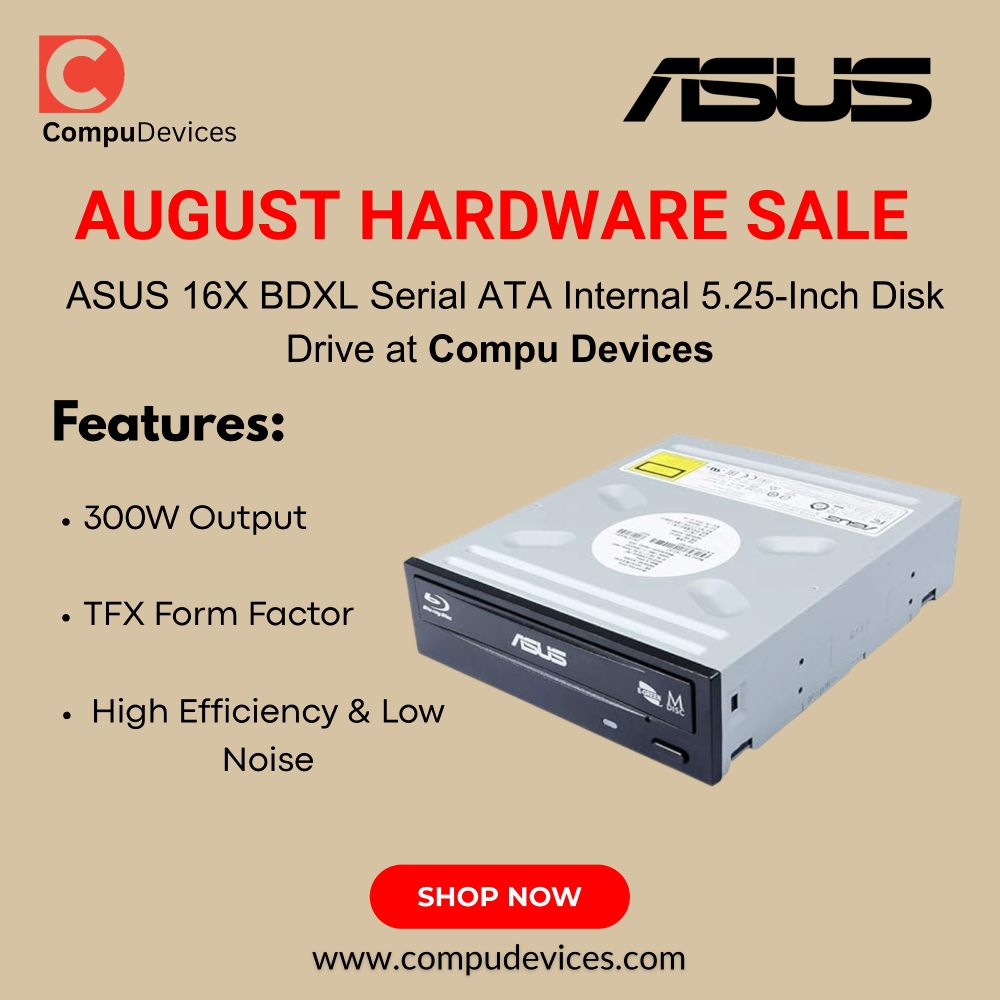 BW-16D1HT ASUS 16x2x12x Serial ATA internal 5.25-inch BDXL Disk Drive