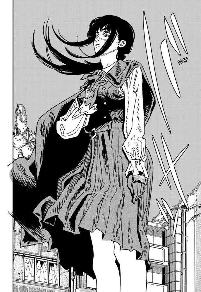 Yoru has a cape now as she salutes America.