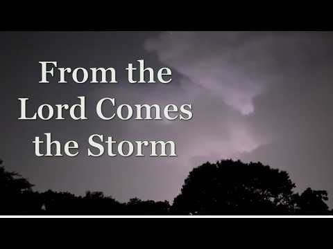 When Thunder and Lightning Come (Bible Readings in the Storm) (Turn CC on)