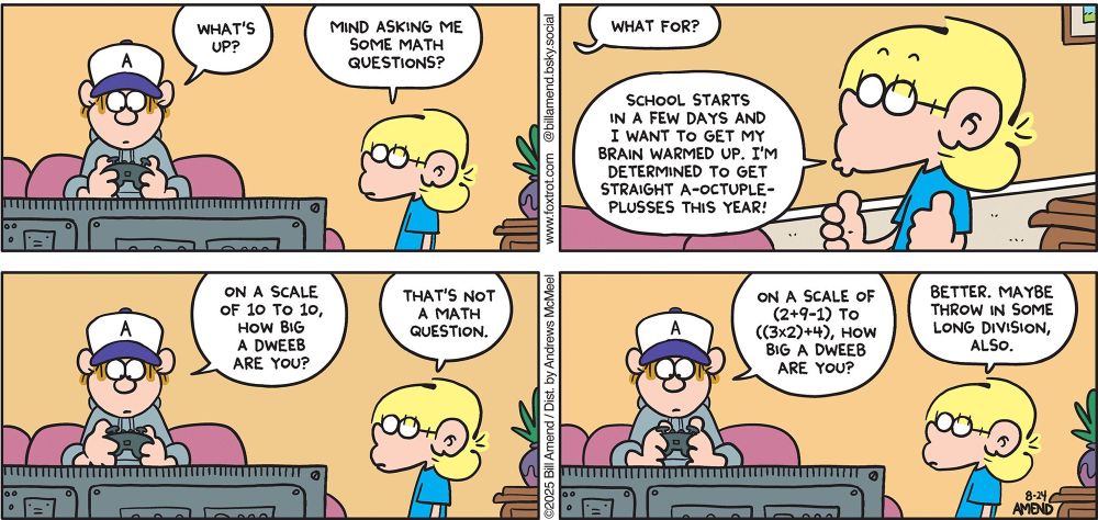 FoxTrot by Bill Amend | August 24, 2025