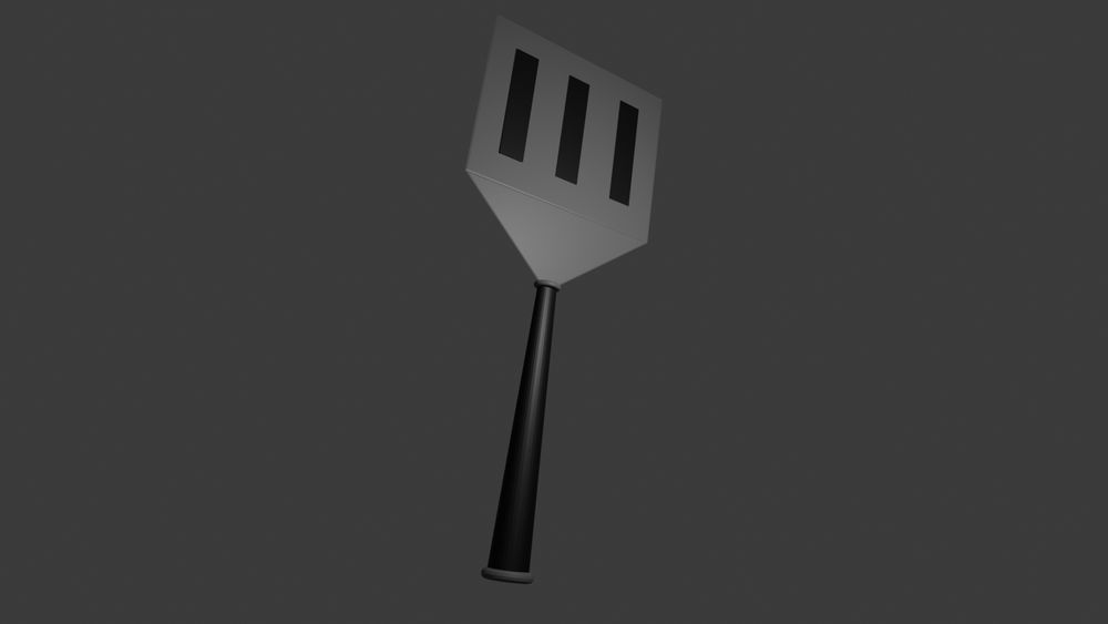 a rendered picture of the same spatula