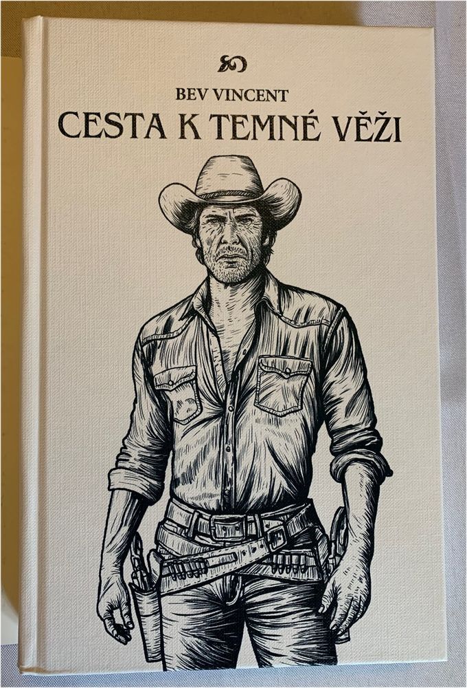 The gunslinger on the front of the book