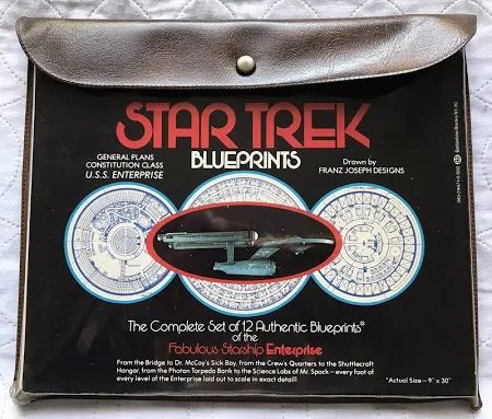 Star Trek original series blue prints package. 