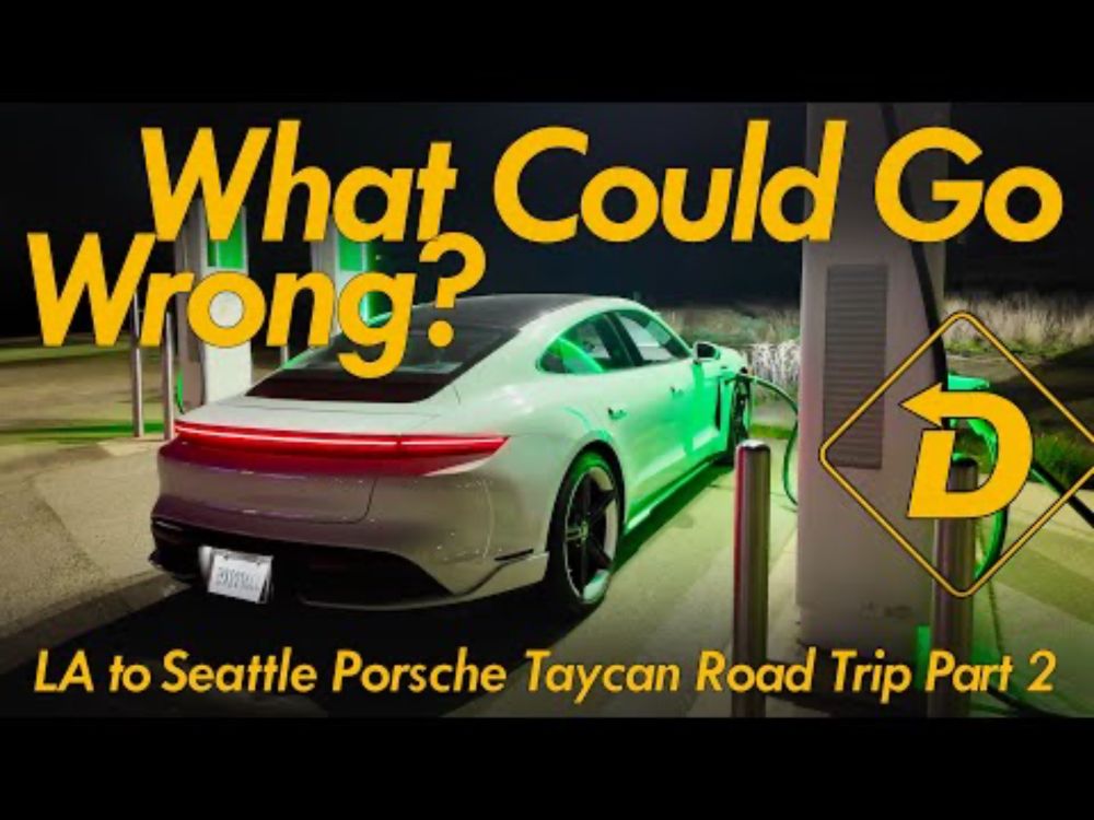 Porsche Taycan 4S Road Trip Part 2, Los Angeles to Seattle on Electrify America #ev #automobile