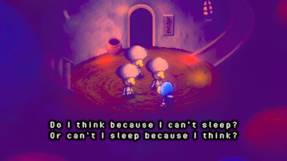 screenshot of Stray Children

Do I think because I can't sleep? Or can't I sleep because I think?