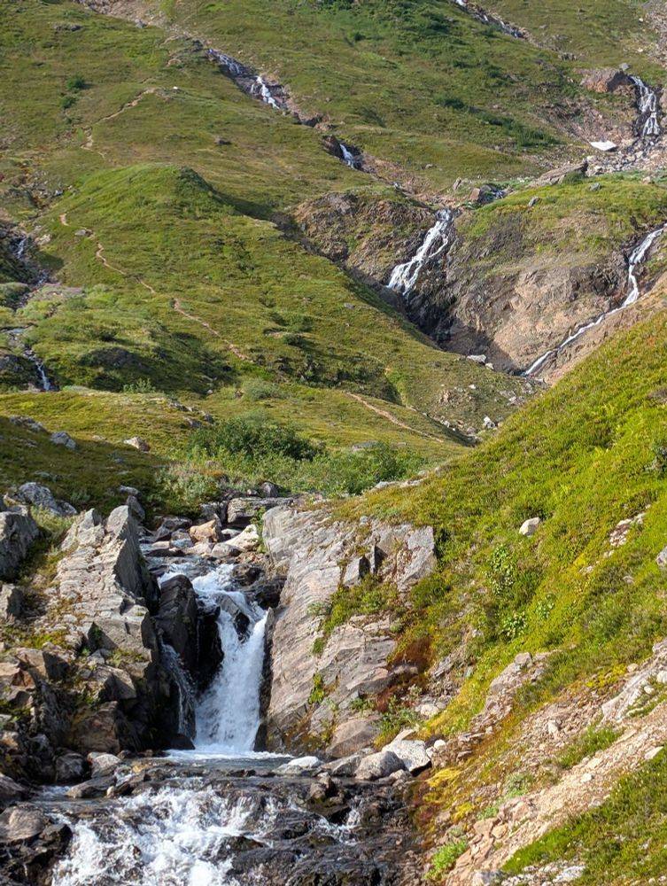 Waterfalls in Granite Creek Basin.