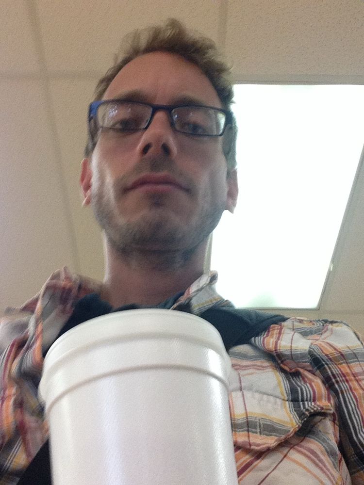 Portrait of the author looking like frail hell, all the way back in May of 2014.