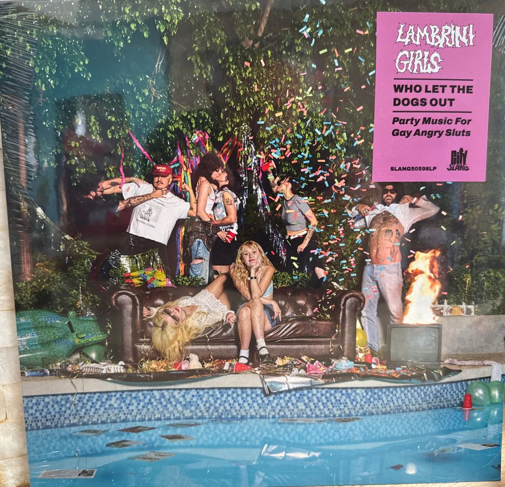 Album cover of Lambrini Girls called who let the dogs out?