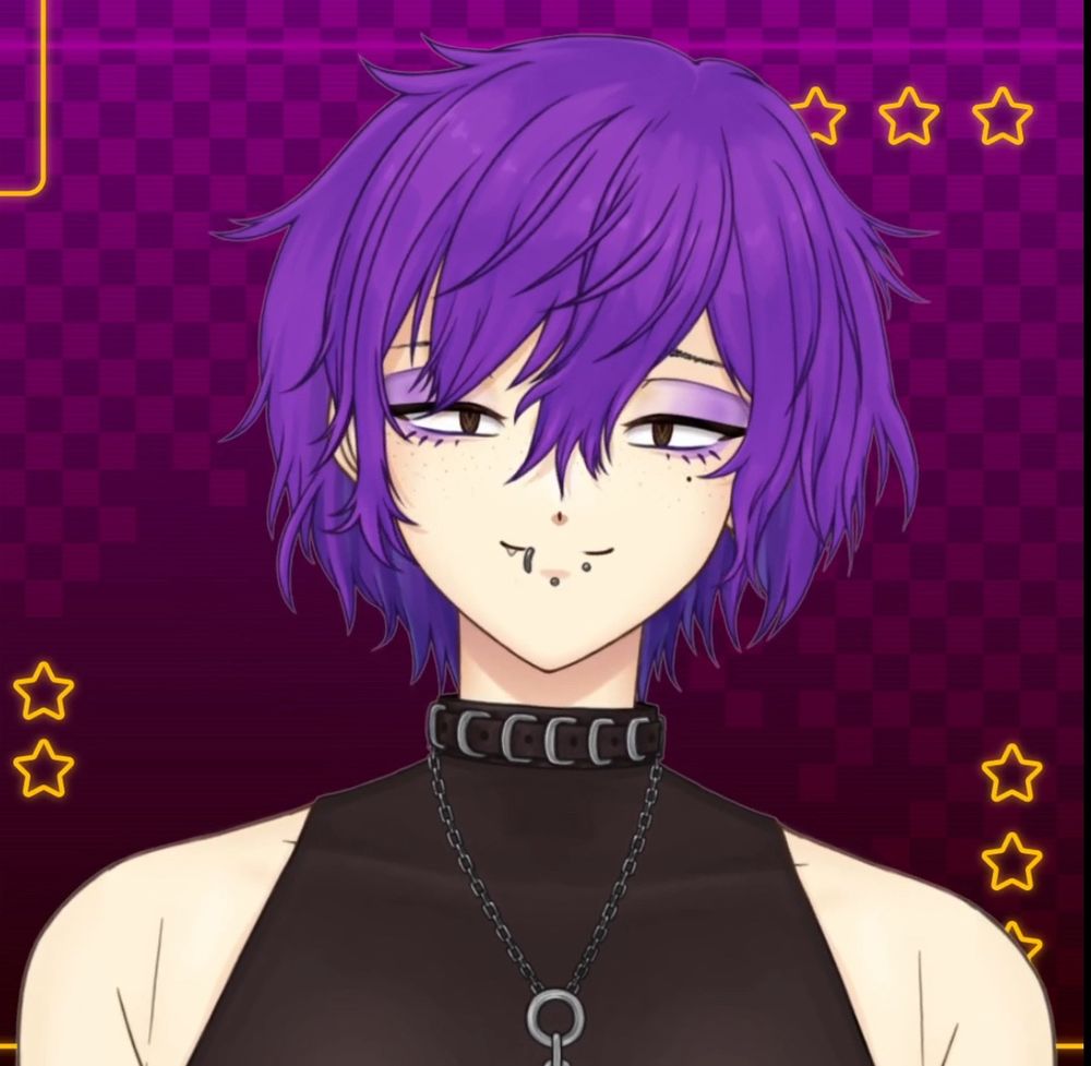 Image of Raqna with black narrow eyes