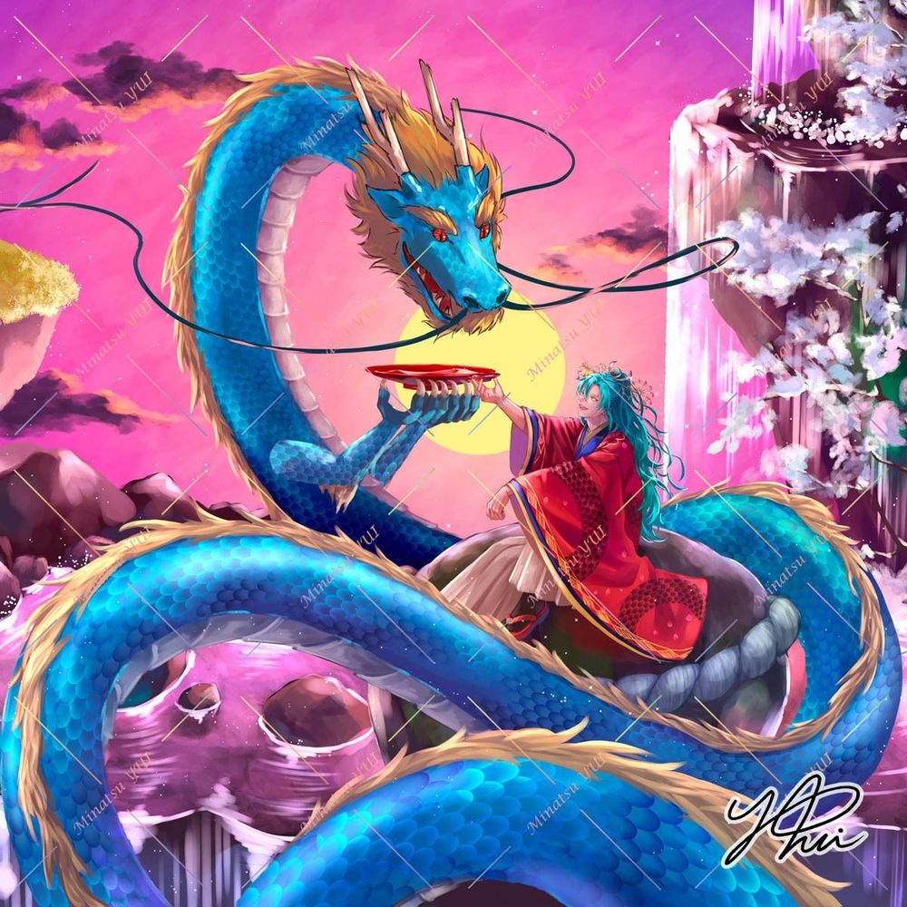 イラスト 一次創作 Minatsu YUI