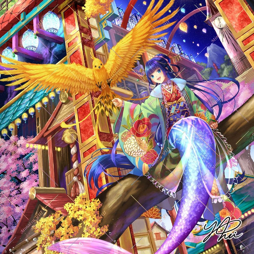 イラスト 一次創作 Minatsu YUI