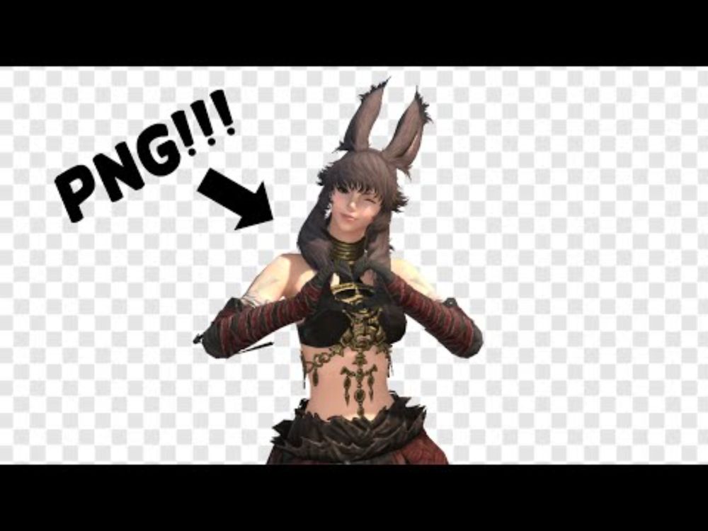 FFXIV PNG Cutout Tutorial
