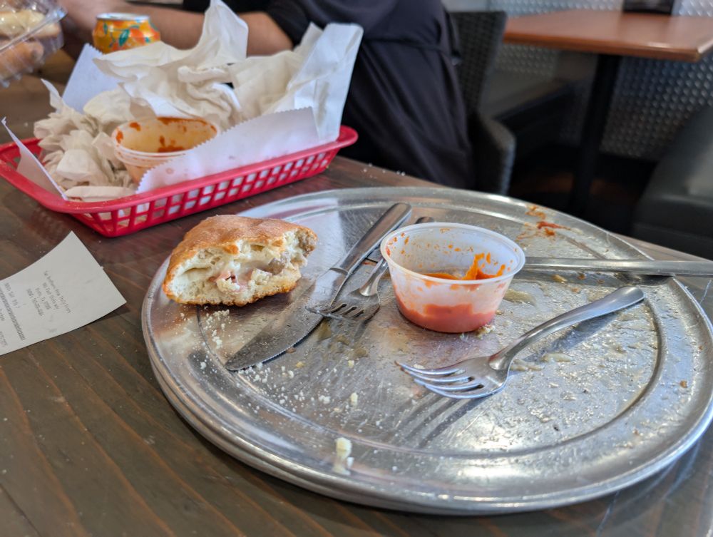 Remnants of a massive calzone