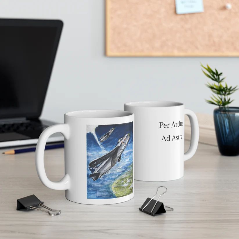 Very cool mugs with English Electric Lightnings on, that you specifically really want to buy.