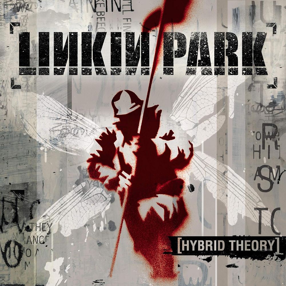 The album cover of Hybrid Theory (2000) by Linkin Park.