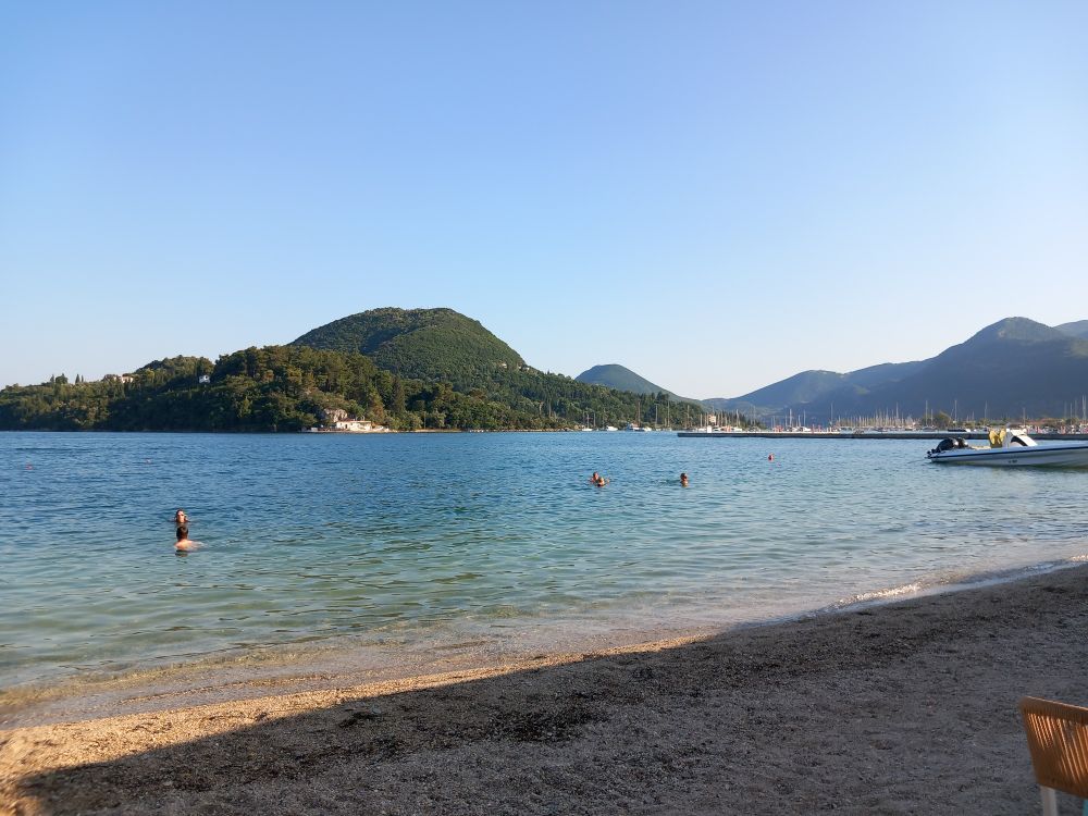 View of Vlicho Bay Lefkada, today.