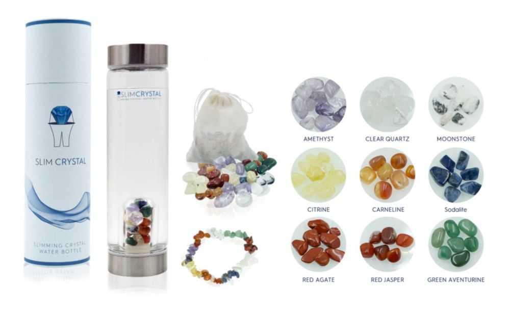 SLIMCRYSTAL - The World's Only Slimming Crystal Water Bottles!