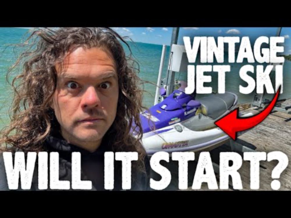 Abandoned Garage to Tiny House Cabin: Water Testing the Vintage Jet Ski!
