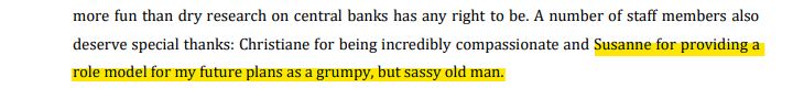 Bild eines Textes der sagt: and Susanne for providing a 
role model for my future plans as a grumpy, but sassy old man. 