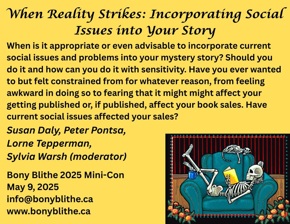 Bony Blithe Author Panel: When Reality Strikes: Incorporating Social Issues into Your Story
