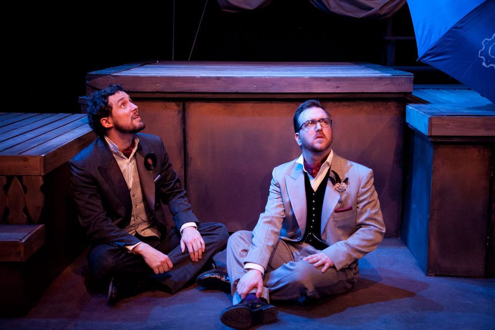 Nick Lake (l) and Me (r) in Rosencrantz and Guildenstern Are Dead