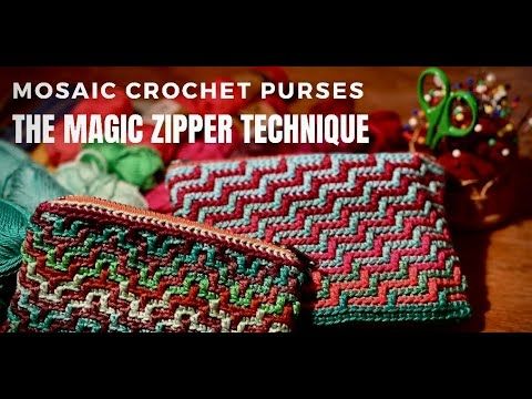 Mosaic Crochet Purse - Full Tutorial