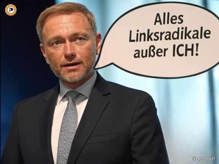 !B Christian Lindner sagt "Alles Linksradikale außer ICH!"