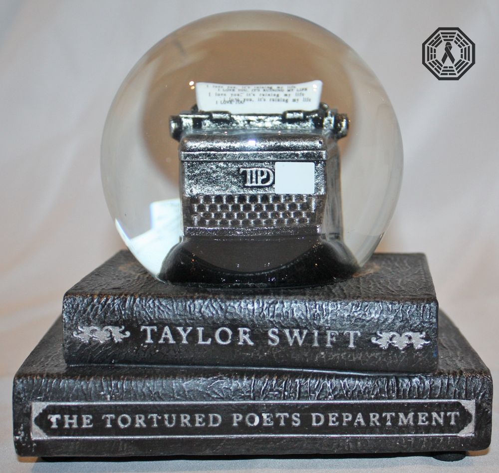 rare Taylor Swift TTPD snow globe 