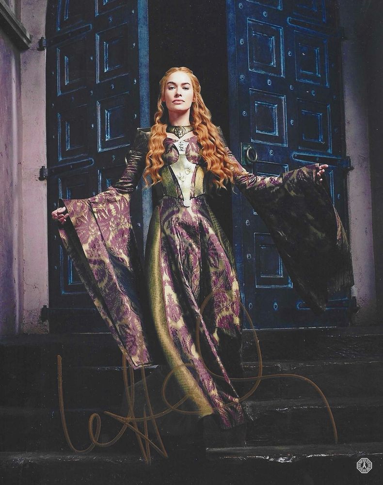Game of Thrones Cersei photo signed by Lena Headey
