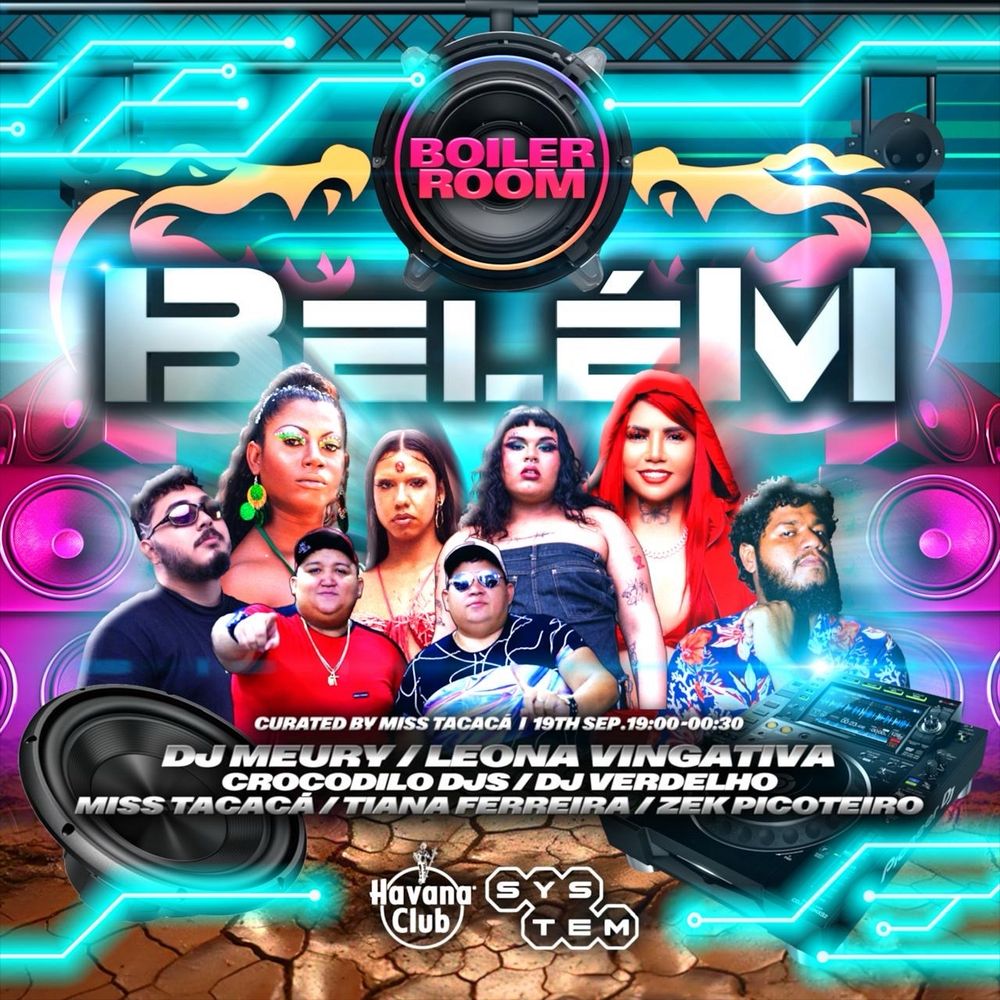 Flyer babadeiro boiler room belem