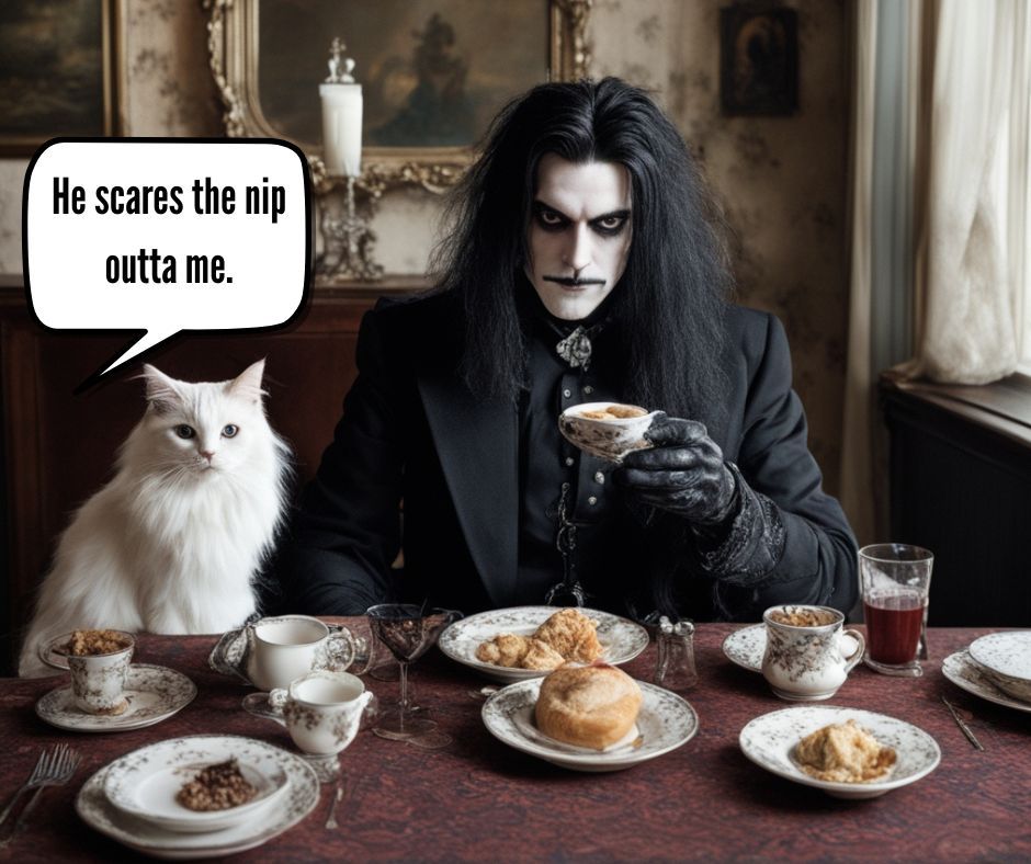 He scares the nip outta me.