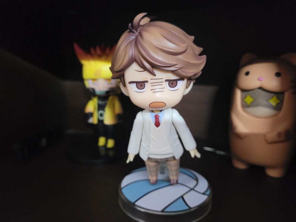 My oikawa figurine putting forth a judgemental stare