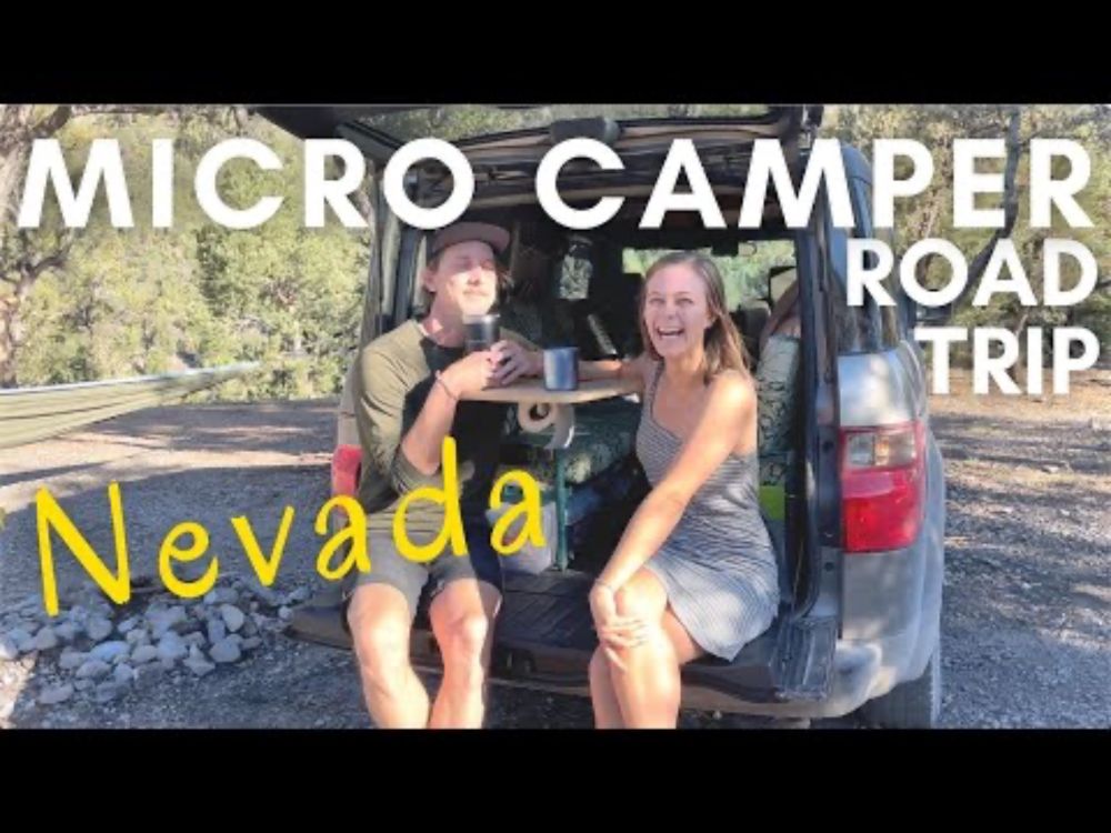 Micro Camper Road Trip: Nevada 🚙 Honda Element